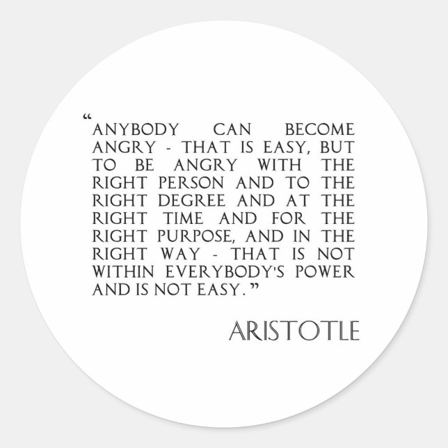 Als wütende Aufkleber (Vorderseite)