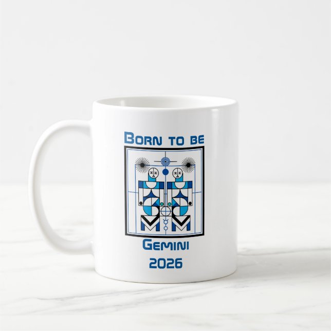 Als Zwilling geboren Kaffeetasse (Links)