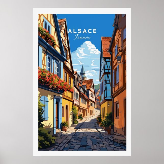 Alsace France Poster (Vorne)