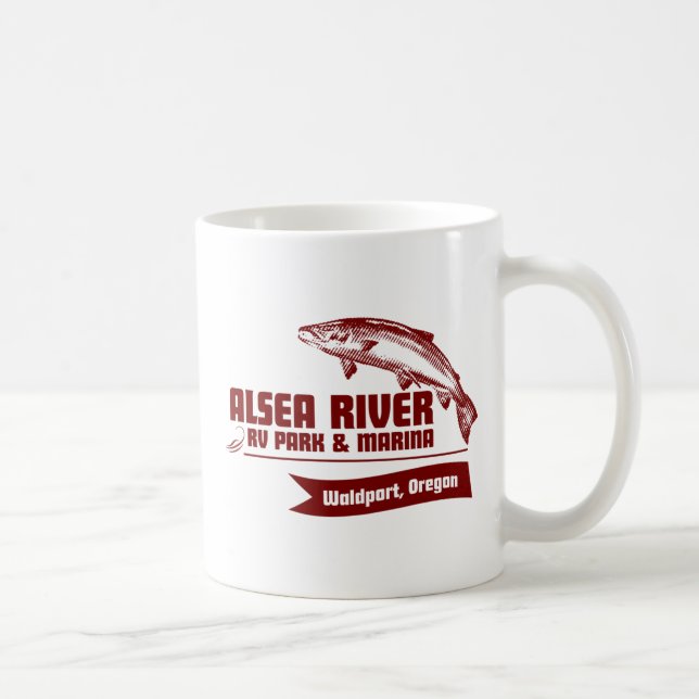 Alsea Fluss RV-Park-Tasse Tasse (Rechts)