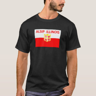 Alsip Illinois Flag T-Shirt
