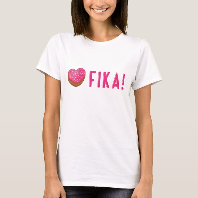 Älskar Fika T-Shirt (Vorderseite)