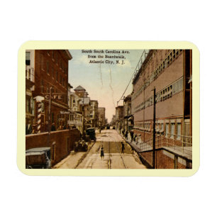 Also. Carolina Ave., Atlantic City 1917 Vintag Magnet