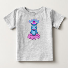 Also Hippo Baby und Kleinkind Shirt