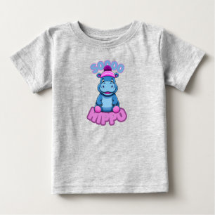 Also Hippo Baby und Kleinkind Shirt