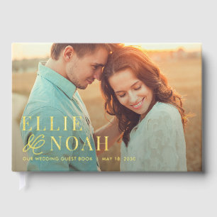 Also in Liebe bearbeitbare Farbfolie Hochzeitsbuch Gästebuch