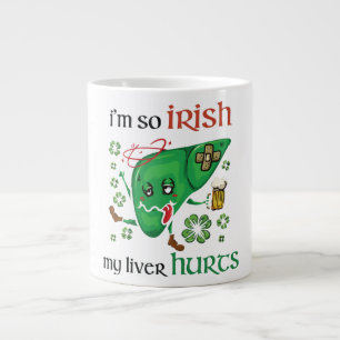 Also, irisch tut mir meine Leber weh Jumbo-Tasse