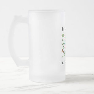 Also, irisch tut mir meine Leber weh Mattglas Bierglas