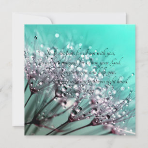 Also keine Angst vor Isaiah 41:10 Bibelverse Karte