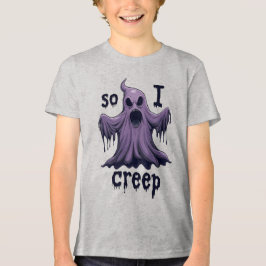 Also kreep ich Halloween Boo Ghost Funny Creep Yea Tri-Blend Shirt