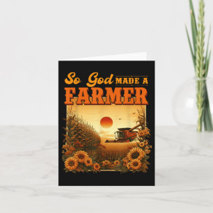 Also machte Gott einen Bauer, ein Bauernleben, Chr Karte