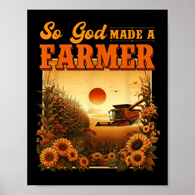 Also machte Gott einen Bauer, ein Bauernleben, Chr Poster (Vorne)