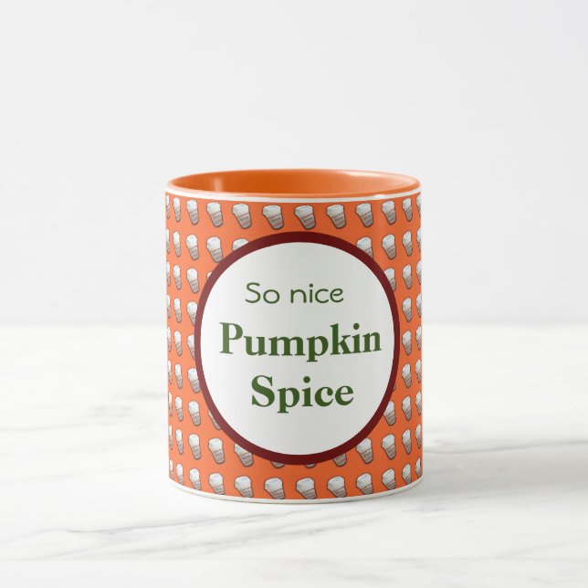 Also Nice Pumpkin Gewürz Tasse (Zentrum)