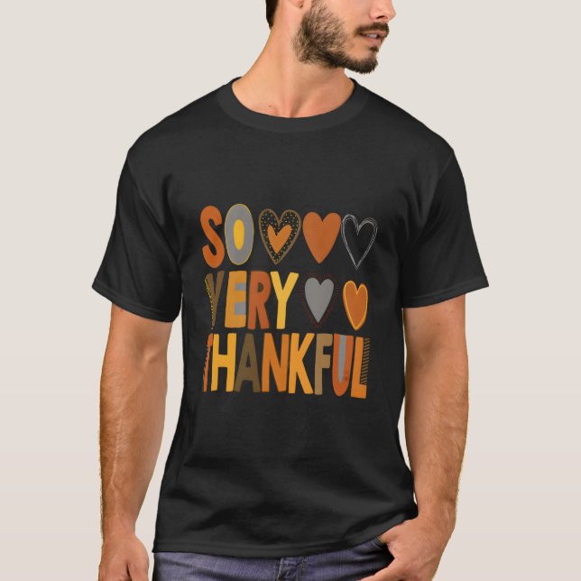 Also sehr dankbarer Fall Vibes Herbst Herbst Herbs T-Shirt (Vorderseite)