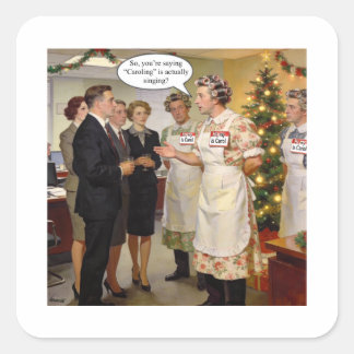 Also, Sie sagen, dass „Sternsingen“ eigentlich Sin Quadratischer Aufkleber