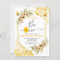 Also Sweet to Bee ONE Honey Geburtstagsparty