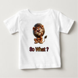 Also was, Löwe fragte. Baby T-shirt