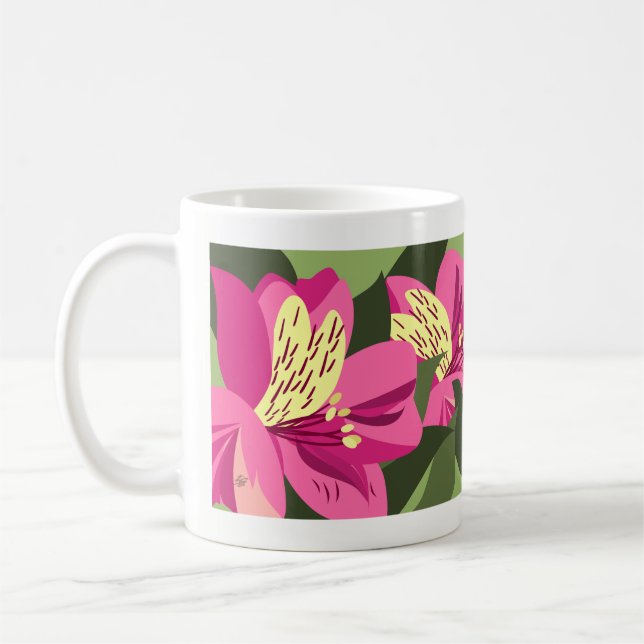 Alstroemeria-Blume Tasse (Links)