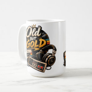 Alt aber Gold Vintage Retro Tasse – Klassisch Zeit