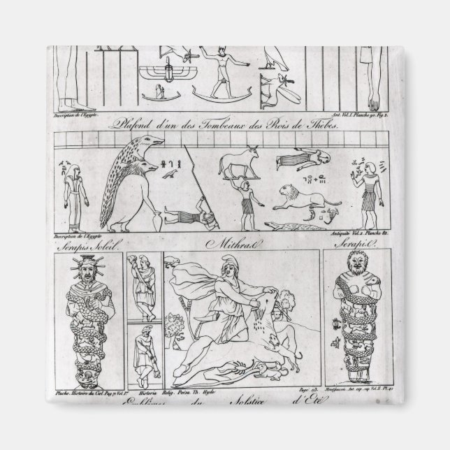 Alt ägyptisch und persisch magnet (Vorne)