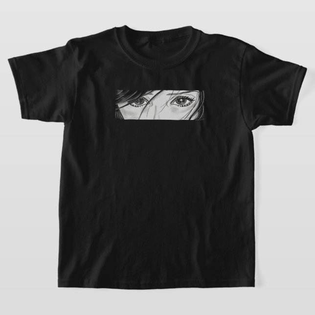 Alt Ästhetik - Manga - Anime Girl Eyes - Japanisch T-Shirt (Ablage )