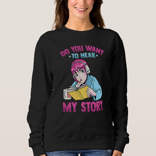 Alt Ästhetik Will du, meine Geschichte Emo Gi zu h Sweatshirt (Vorderseite)