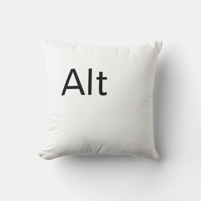 Alt, Computer Alt Key Throw Kopfkissen Kissen (Vorderseite)