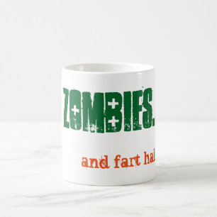 Alt Eat Zombies und Furz Halloween Emo Goth Tasse