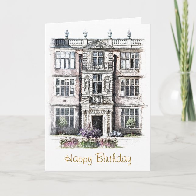 ALT ENGLAND KARTE (Vorderseite)