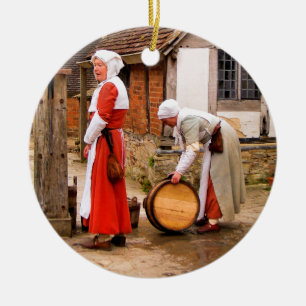 ALT ENGLAND KERAMIK ORNAMENT