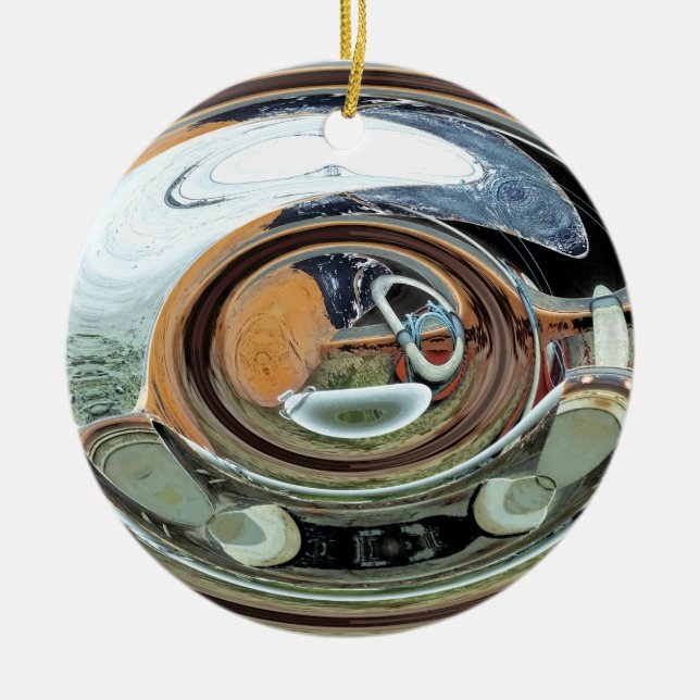 ALT ENGLAND KERAMIK ORNAMENT (Vorne)