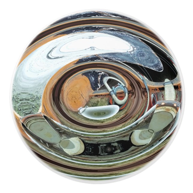 ALT ENGLAND KERAMIKKNAUF (Vorderseite)