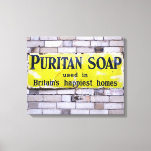 ALT ENGLAND LEINWANDDRUCK