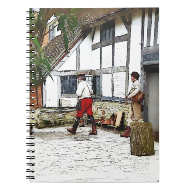 ALT ENGLAND NOTIZBLOCK (Vorderseite)