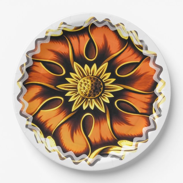 ALT ENGLAND PAPPTELLER (Vorderseite)