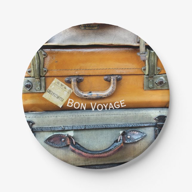 ALT ENGLAND PAPPTELLER (Vorderseite)