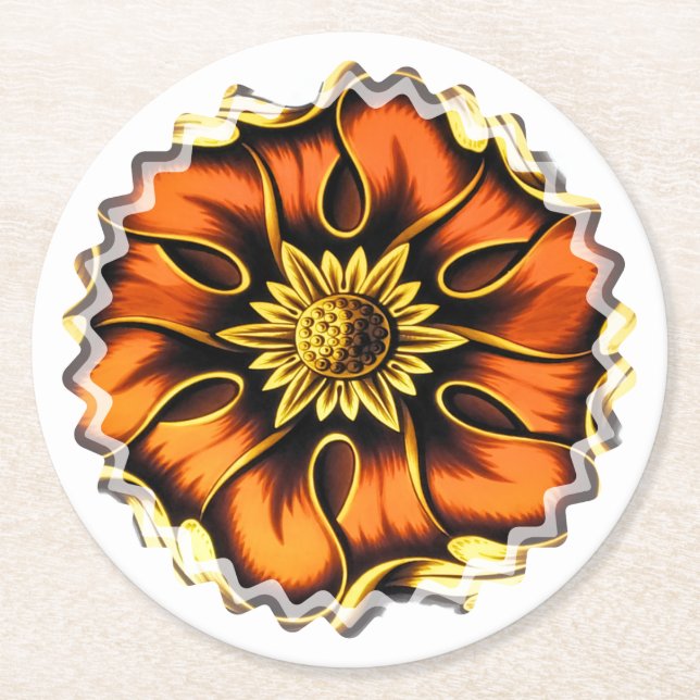 ALT ENGLAND RUNDER PAPPUNTERSETZER (Vorderseite)