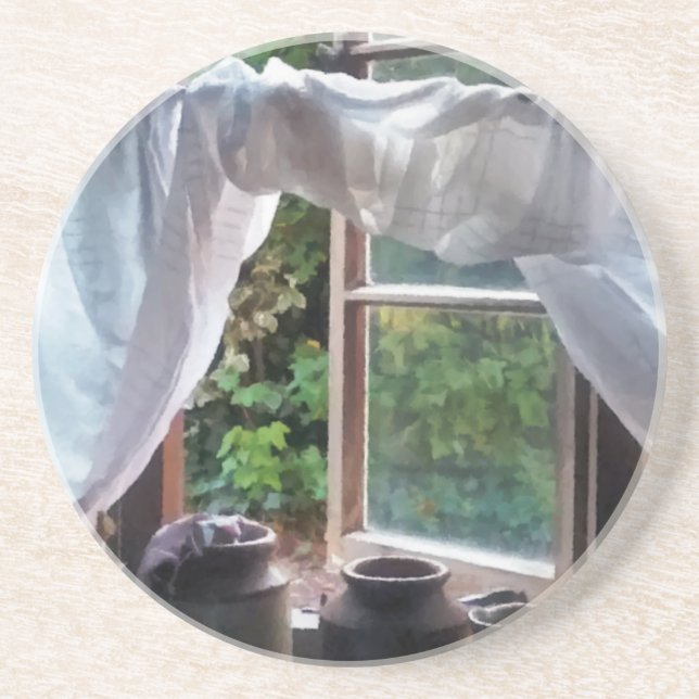 ALT ENGLAND SANDSTEIN UNTERSETZER (Vorne)