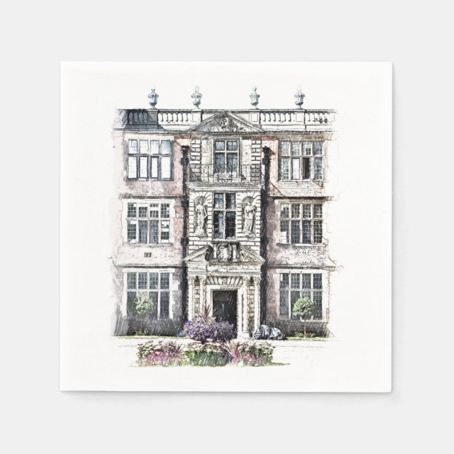 ALT ENGLAND SERVIETTE (Vorderseite)