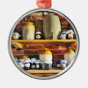 ALT ENGLAND SILBERNES ORNAMENT