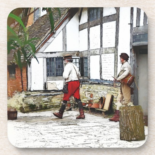 ALT ENGLAND UNTERSETZER (Vorderseite)