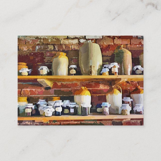 ALT ENGLAND VISITENKARTE (Vorderseite)