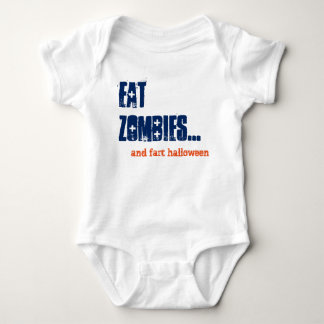 Alt Funny Baby Eat Zombies Halloween Baby Grow Strampler