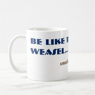 Alt Funny Hungry Weasel Woodland Animal Tasse