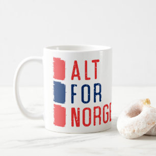 Alt für Norge, Norwegische Motto-Tasse Tasse