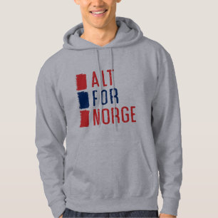 Alt für Norge norwegischen MottoHoodie Hoodie