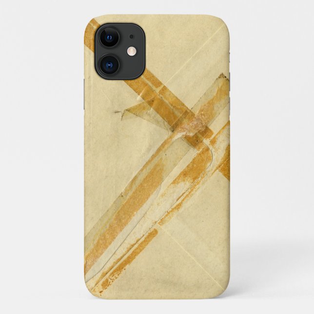 Alt gebrauchte Umschlag und Klebeband Case-Mate iPhone Hülle (Rückseite)