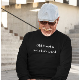 Alt ist keine 4-Buchstaben-Word-Schrift Tri-Blend Shirt