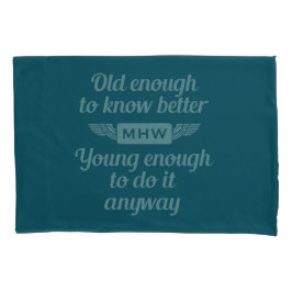 "Alt & Jung" Hüllen für Monogramm Kissenbezug