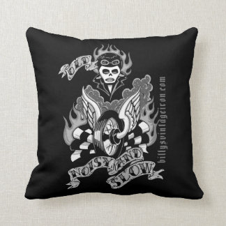 Alt, laut u. langsam (b u. W) Kissen